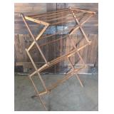 110Vintage folding drying rack