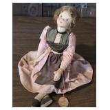 1930s Garmisch German Doll - orig label