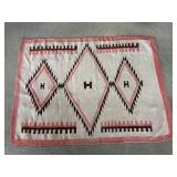 Southwest woven rug approx. 39x51