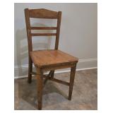 Oak desk chair