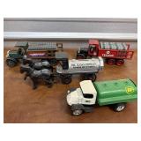 Die Cast Collector trucks. Amoco, Texaco, BP, The