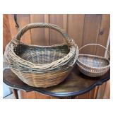 Paint decorated baskets