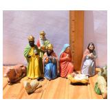 Vintage Paper Mache Nativity
