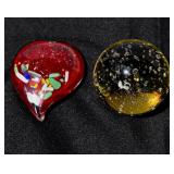 Pair of Vintage Paperweights