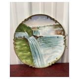 Niagara Falls Prospect Point hand painted plate