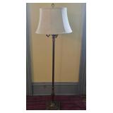 Brass floor lamp