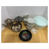 Tupperware. Oneida vintage kitchen items.