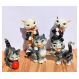 Vintage Goebel Cats. One with damage