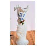 Antique Victorian Hand Vase. Hand Blown-Hand