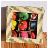 1960's Fomerz Wood Fruit Ornaments-Craft