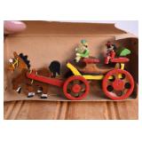 Folk Art 'Ye Olde Post Road' Hand Carved Figure