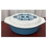 Pyrex ï¿½blue Horizonï¿½ covered baker