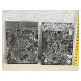 2 Marble Plaques