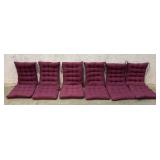 Set of 6 Chair Cushions