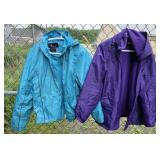 2 ladies raincoats - 1 Totes (M)