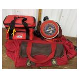 Marlboro duffle bag, cooler, canteen