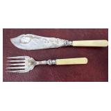 G.B hallmarked serving set