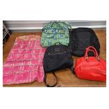 Purses backpack hanging jewelry display