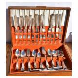 Silverware Chest with Silverware (a few different