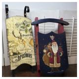 2 Christmas sleds