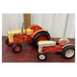 Case and Ford Toy tractors