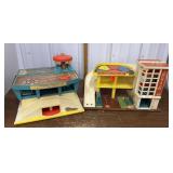 Fisher Price airport, parking ramp *need cleaning