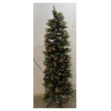 Pre-lite 6ft Artificial Christmas Tree - works -
