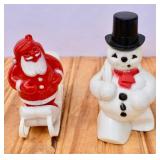 Vintage Plastic Christmas Candy Containers