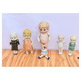 Vintage Japan Bisque Kewpie Dolls