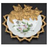 Glows - Westmoreland Antique Milk Glass Plate 3