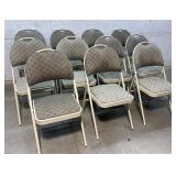 11 Padded Folding Chairs