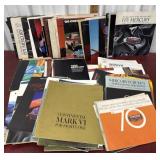 Vintage auto brochures collection