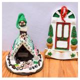 Handmade Polymer Clay "Whimsey Houses" Ornaments