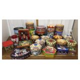 Christmas, Carousel tins & more