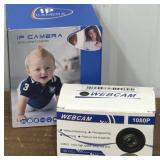 IP camera, webcam