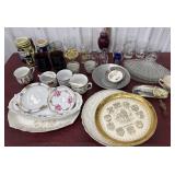 End of consignment menagerie, drink glasses,
