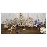 Carousel horses- some music boxes