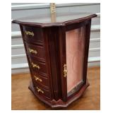 Rotating jewelry box