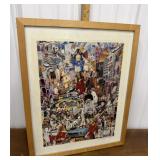 Collage art- signed, numbered 1 of 2