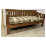 Mission Oak Settle Bench 76/30/20