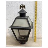 Street Lamp Light w/ brass eagle