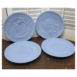 4 Fenton bicentennial plates