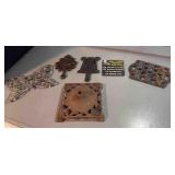 Cast Iron Decorative wall Trivets & more
