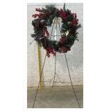 Christmas Wreath w/ bells & stand 20ï¿½ - pick up