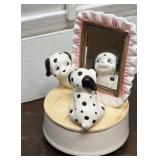 Otagiri Japan Dalmatian puppy music box - works