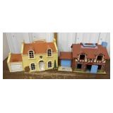 Doll houses- Fisher price etc, some accessories
