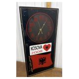 Flag of Albania clock