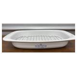 Corning Ware P-21 Roaster w/rack  Cornflower Blue