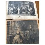 Early Litho Prints. Washingtonï¿½s First Interview