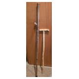 2 Walking sticks